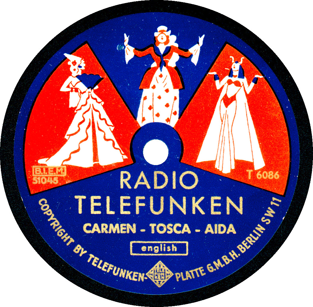 Radio Telefunken T6086 Carmen - Tosca - Aida (Rainer E. Lotz)