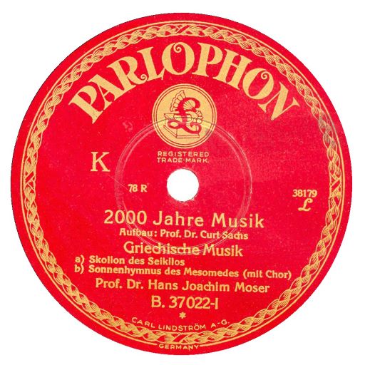 Parlophon B.37022 Germany (Rainer E. Lotz)