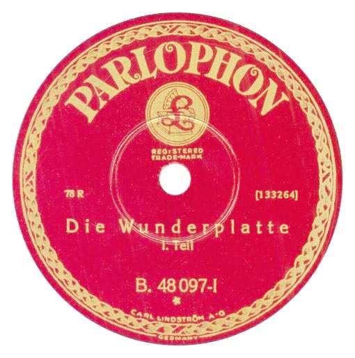 Parlophon Wunderplatte B.48097 (Rainer E. Lotz)