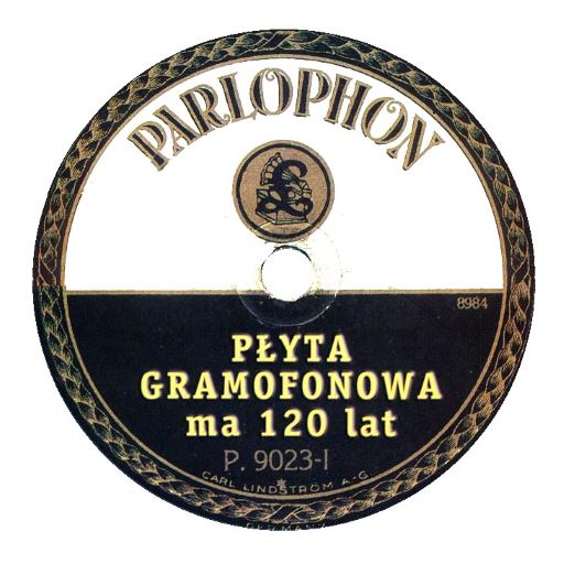 Parlophon P.9023 Plyta Gramofonowa Poland (Rainer E. Lotz)