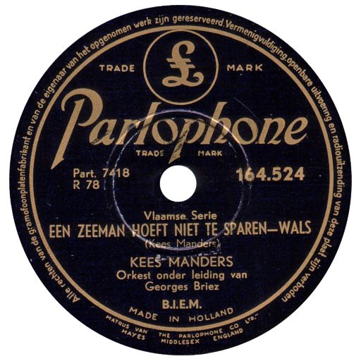 Parlophone 164524 Netherlands (Rainer E. Lotz)