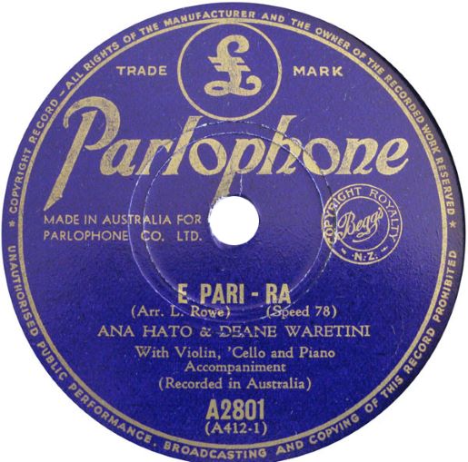 Parlophone A.2801(Australia-Maori))
