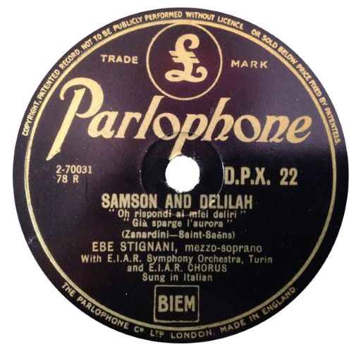 Parlophone DPX22 30cm