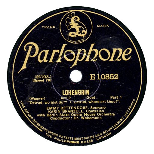 Parlophone E.10852 (Rainer E. Lotz)