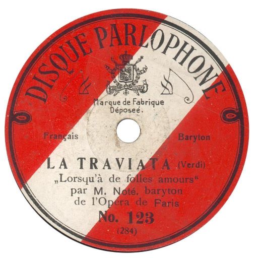 Disque Parlophone-123