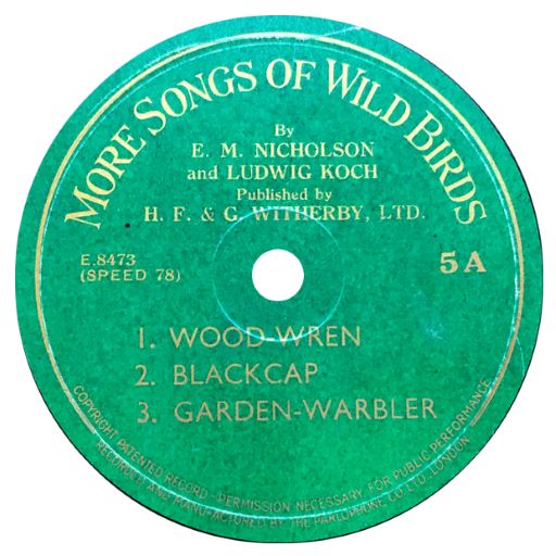 Parlophone(UK) More Songs Of Wild Birds 5A (Rainer E. Lotz)